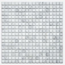 Каменная мозаика Orro Mosaic Stone Bianco Carrara Tum. 15x15х4 мм 30.5x30.5