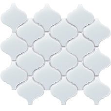 Керамическая мозаика Starmosaic Latern White Glossy (DA40015/DL1001) 24,6х28 Глянцевая