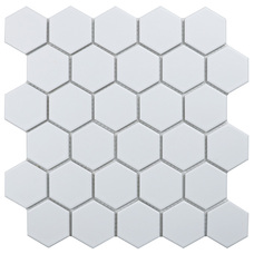 Керамическая мозаика Starmosaic Hexagon small White Matt (IDL1005) 27,2х28,2 0,077м2