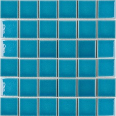 Кер. мозаика 48x48 Crackle Light Blue Glossy (LWWB80082) 306х306х6