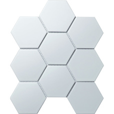 Керамическая мозаика Starmosaic Hexagon big White Matt (SBH1005) 25,6х29,5