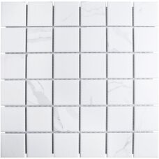 Керамическая мозаика Starmosaic (4,8х4,8) Carrara Matt (PMWB82223) 30,6х30,6