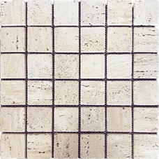 Мозаика Starmosaic Wild Stone Travertine Light (JMST2503) 48х48 Matt 30,5x30,5