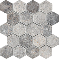 Мозаика Starmosaic Wild Stone Hexagon VLg Tumbled (6,4х7,4) 30,5х30,5