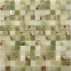 Мозаика Starmosaic Wild Stone Green Onix натур. мрамор (JMST21205) (2х2) 30,5х30,5