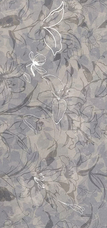 Керамогранит Meissen Floresta 17551 цветы синий ректификат 60x120
