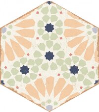 ENPTR6036MT2225 Керамогранит Ennface Kaleidoscope Green Matt 22х25
