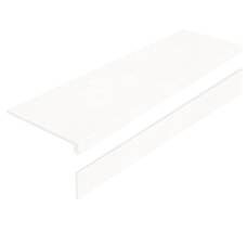 Ступень L Staro Snow White Matt с подступенником 32x120 Ступень L Staro Snow White Matt с подступенником 32x120