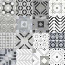 PF60003367	Керамогранит ABK 	Play Labyrinth Mix Grey       	20x20