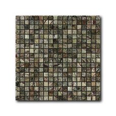 Мозаика Art&Natura Marble Mosaic Rain Forest Green (чип 1,5х1,5) 30,5х30,5