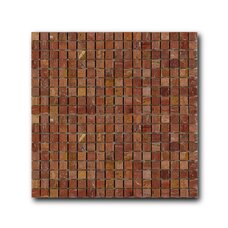 Мозаика Art&Natura Marble Mosaic Red Travertine (чип 1,5х1,5) 30,5х30,5