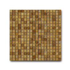 Мозаика Art&Natura Marble Mosaic Travertino Giallo (чип 1,5х1,5) 30,5х30,5