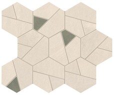 A0QN Мозаика Atlas Concorde Boost Pro Ivory Mosaico Hex Olive 25x28,5