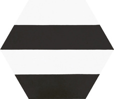 Керамогранит Codicer Porto Hex. Capri Black 25x22
