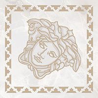 262590 Вставка Versace Emote Tozzetto Onice Bianco 10x10