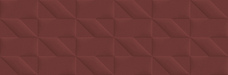 Плитка настенная Marazzi Outfit Red Struttura Tetris 3D M12C 25x76