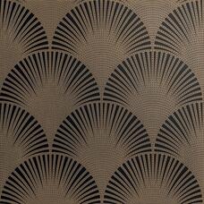 S PAVONE 22-20 Керамогранит декорированный  Petracers Swing Pavone Ottone Su Nero Matt 60x60