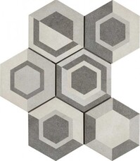 Декор Ragno Rewind Decoro Geometrico Vanilla R4DT 21x18,2