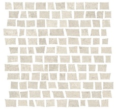 Мозаика Serenissima 1062374 Mosaico Costruire Random Metallo Bianco 30х30