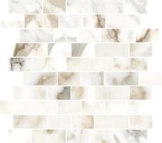 6001270 Керамогранит мозаика Vallelunga Luce  Grey Brick Mix 32x37