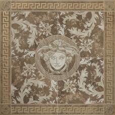 240427 Панно Versace Marble Rosone Marrone 117,2x117,2