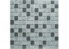 Стеклянная мозаика Gray Crush 300х300х8мм