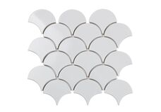 Мозаика WHITE SCALES ORRO Ceramic 259х279х6мм