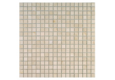 Каменная мозаика Crema Marfil Pol. 305х305х4мм чип 15х15мм (Orro Mosaic)