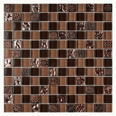 Мозаика из камня и стекла Lavada Beige 300х300х8мм (Orro Mosaic)