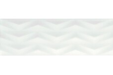 Декор Ceramika Konskie Snow Glossy Axis White struktura 25x75