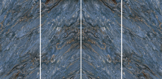 Керамогранит Romario Supreme Rhinestone Blue 180x360 (4x90x180)