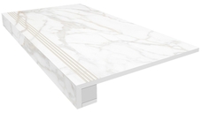 39145 Комплект Ступень SM02 33x120 Matt прямоугол. бортик с насечками + Подступенок 14,5x120 39145 Комплект Ступень SM02 33x120 Matt прямоугол. бортик с насечками + Подступенок 14,5x120