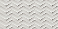 Плитка настенная Atlas Concorde 3d White Wall 600010002192 White Chevron 30,5x56