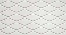 Плитка настенная Atlas Concorde 3d White Wall 600010002253 White Rhombus Matt 30,5x56