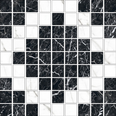 K-61(60)/LR/m01 Мозаика керамическая Kerranova Black and White Mix 30х30