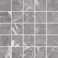 Мозаика керамогранитная Kerranova Marble Trend K-1006/LR/m14 Silver River 30,7x30,7