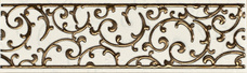 1502-0603 Бордюр Анастасия орнамент крем 7,5х25