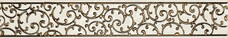 1504-0132 Бордюр Анастасия орнамент крем 7,5х45