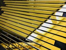 G300-2 Мозаика Vivere Vantaggio золотое зеркало (чип 30х1 на сетке) 35x19