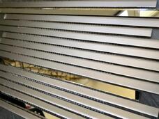 LB300-2 Мозаика Vivere Vantaggio матовое бронзовое + бронзовое зеркало (чип 30х1 на сетке) 35x19