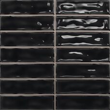 Плитка керамическая Absolut Keramika Sticks Black 20x20