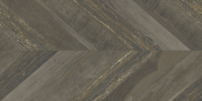 Керамогранит Aparici Chevron Walnut Stamp 49,75x99,55