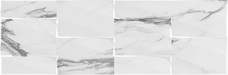 Плитка настенная Argenta Altissimo Prisma White 25x75 глянцевая