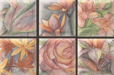 Плитка Mainzu Bombato Decor Tintoreto Mix6 15х15