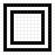 Плитка керамическая Dune Black & White 187778 Grid 20x20 