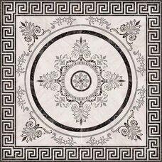 Керамическая плитка Click Сeramica Roseton Nero 4 45х45