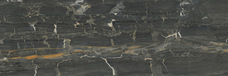 187952 Плитка настенная Dune Leonardo Black Gloss 30x90