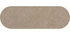 Керамогранит DNA Stone Dust Бьянко белый матовый овальный 5x15