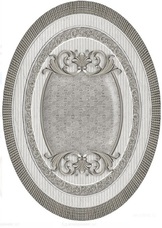 Вставка	El Molino	Venecia Plata-Gris Medallon	14x10