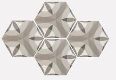 21355 Плитка Equipe Ceramicas Hexatile Nature BW 17,5x20